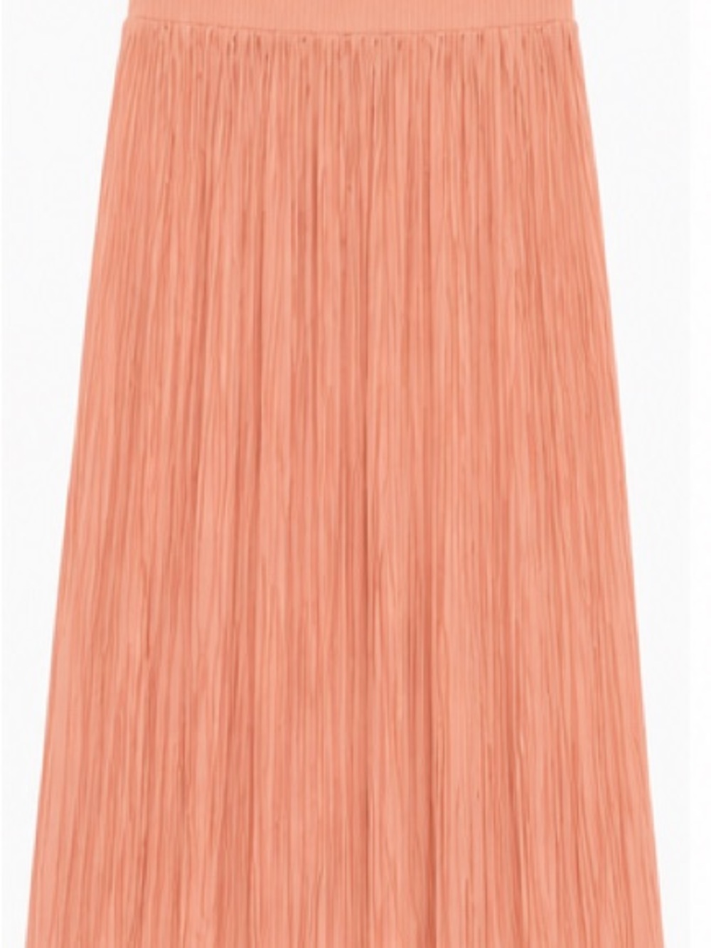 BNWT Naked Zebra Pleated Coral Skirt - Size Small